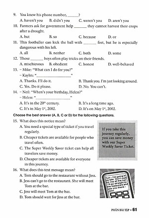 40 Đề Tiếng Anh Thi Vào Lớp 10