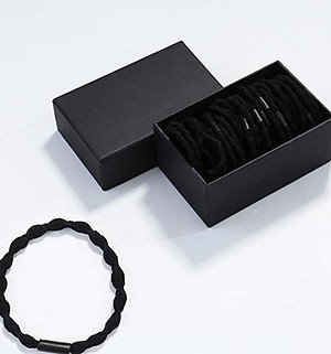 Sét 30 dây buộc tóc xoắn cao cấp xuất Nhật HD11 hộp giấy sang trọng