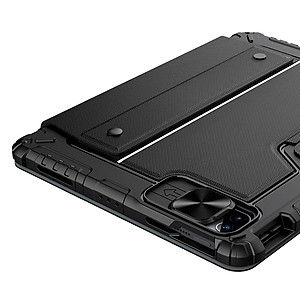 Bao Da Kèm Bàn Phím cho iPad Pro 11 & iPad Pro 12.9 inch 2020/2021/2022 Nillkin Bumper Combo Case Keyboard (Có khe cắm bút Apple Pencil) - Hàng Chính Hãng