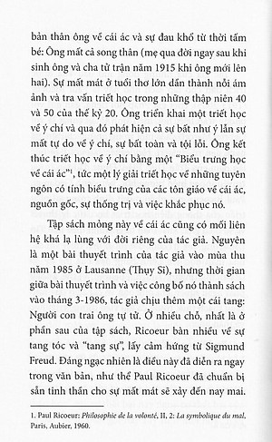 Sách Cái Ác - Một Thách Thức Đối Với Tiết Học Và Thần Học