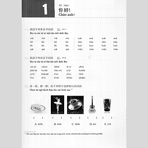 Sách Giáo Trình Chuẩn HSK 1 - Bài Tập (Kèm file MP3)