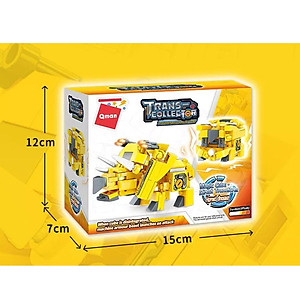 Đồ Chơi Lắp Ráp Xếp Hình QMAN MAGIC CUBE - Sư Tử Dũng Mãnh và Robot Động Vật Biến Hình 3 in 1 (Nhiều mẫu khác nhau)