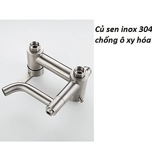 Bộ sen cây tắm KG38 dùng cho nóng lạnh nước mạnh êm, cao cấp dễ sử dụng chất liệu inox304 - Hàng chính hãng