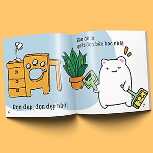 Sách Những Mẩu Chuyện Vụn Vặt Của Maru - Maru Quét Nhà