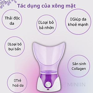 Máy Xông Tinh Dầu Mặt Mũi Họng Mini Hàng Chính Hãng MINIIN - Xông Hơi Thảo Dược Hoa Quả Tại Nhà - An Toàn Hiệu Quả 