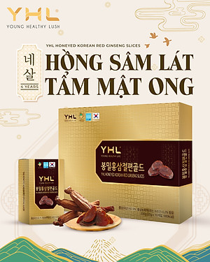 Hồng Sâm Lát Hàn Quốc Tẩm Mật Ong YHL