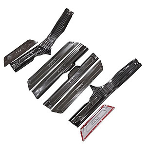 Bộ Ốp bậc cửa, Nẹp bước chân dành cho Honda City 2015-2021 vân Carbon