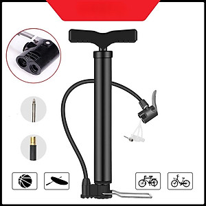 Bơm xe đạp, xe máy xách tay siêu nhẹ, áp suất 120 PSI, thân hợp kim siêu bền, hỗ trợ cả van Mỹ và van Pháp, bơm được cho tất cả các loại xe đạp bao gồm xe đua, xe địa hình, xe đạp đường trường