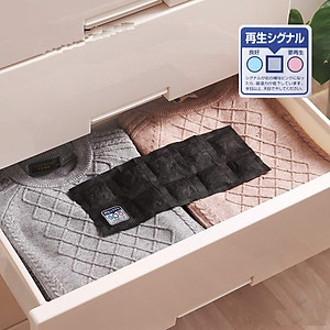 Combo Túi hút ẩm, khử mùi  than hoạt tính Kokubo 25g x 2 miếng - Nội địa Nhật Bản