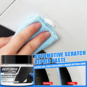 SÁP TẨY VẾT XƯỚC Xe Ô Tô, Kem Xóa Vết Trầy Xe Máy Restorer 200gr | Bảo Vệ Sơn Xe, Xóa Vết Trầy, Thẩm Mỹ