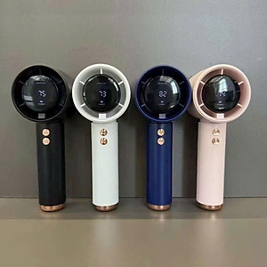 Quạt Tích Điện Mini Cầm Tay 638 – Màn Hình LED, 100 Tốc Độ Gió, Pin 4000mAh Siêu Mát - HÀNG CHÍNH HÃNG MINIIN