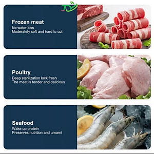 MÁY RÃ ĐÔNG THỰC PHẨM ĐÔNG LẠNH ĐA CHỨC NĂNG (4 in 1) GIỮ TƯƠI NGON 'BAHAMAR"có thể được sử dụng như một giỏ để ráo nước, giỏ làm sạch và khử trùng trái cây, tủ khử trùng nhỏ chức năng đặc biệt. 