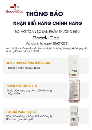 Serum Dưỡng Ẩm Phục Hồi Da GoodnDoc Hydra B5 - Serum B5 GoodnDoc 30ml