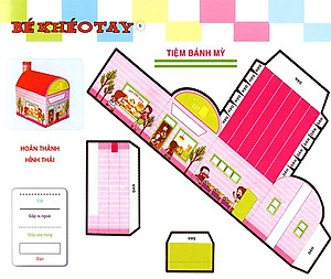 Sách Cắt Và Dán Hình 3D - Bé Khéo Tay - Đại Bản Doanh Vui Vẻ