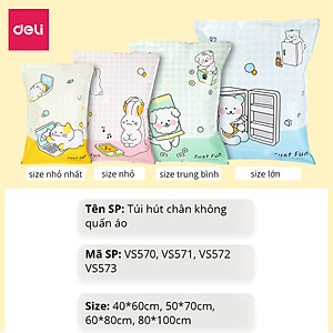 [KHÔNG CẦN DÙNG BƠM] Túi Hút Chân Không Đựng Quần Áo Chăn Ga Gối , Thú Bông Deli - Loại Dày Cao Cấp Bọc Để Chăn Màn 2 Lớp Khóa Zip Chống Rò Rỉ Hơi Bảo Vệ Quần Áo, Chăn Ga Khỏi Ẩm, Nấm Mốc, Chống Nước Tuyệt Đối