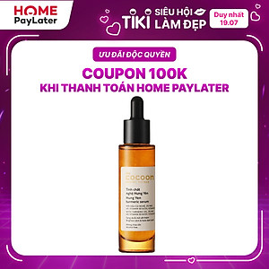 Tinh chất nghệ Hưng Yên 10% Vitamin C cocoon 30ml (turmeric serum) thuần chay