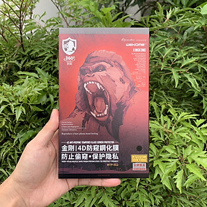 Cường Lực Chống Nhìn Trộm KingKong Dành Cho iPhone X-XS, XS Max, iPhone 11, 11Pro, 11ProMax, iPhone 12, 12Mini, 12Pro, 12Pro Max, iPhone 13, 13Mini, 13Pro, 13Pro Max - Dán Full Màn - Hàng Chính Hãng