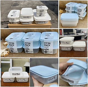 Hộp nhựa đựng thực phẩm nắp déo Fitin Pack các cỡ nội địa Nhật Bản
