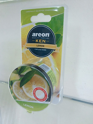Sáp thơm ô tô Areon hương Chanh – Tươi Mát, Sảng Khoái, Bậc Thầy Say Xe – Chính hãng Bulgaria – Lemon