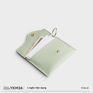 Ví Yuumy ( Thời trang nữ đựng namecard đa năng - Móc khóa da Seasand YMK24 )