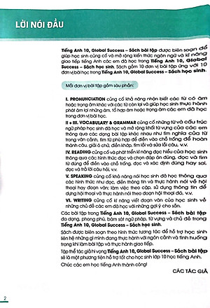 Global Success - Tiếng Anh 10 - Sách Bài Tập (2023)