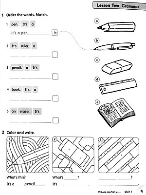 AM F & F 1: WORKBOOK