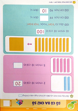 Tủ Sách Tư Duy Toán Học HQ - Chinh Phục Toán Lớp 1 Tập 2