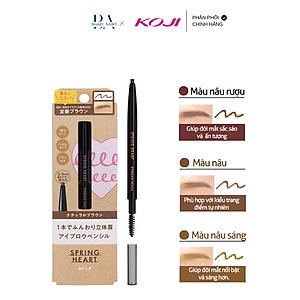 Bút chì kẻ chân mày Koji Spring Heart Eyebrow Pencil