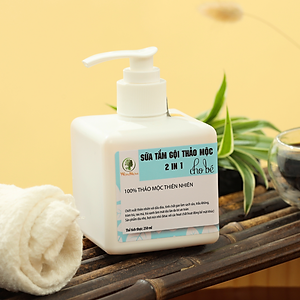 Sữa tắm gội thảo mộc cho bé Wonmom 250ml