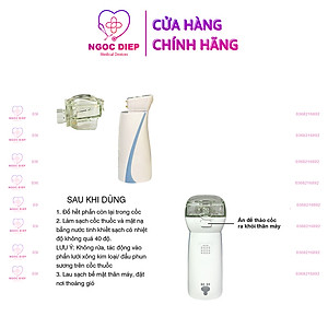 Máy xông khí dung cầm tay OROMI LT-N200/LT-N210 - Xông mũi họng siêu âm không tiếng ồn cao cấp