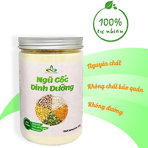 Bột ngũ cốc dinh dưỡng SKX hộp 500g (gồm bột đậu gà - lăng đỏ - hà lan vàng - hà lan xanh - yến mạch)