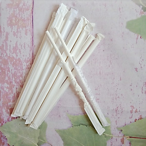 [GG] 100 Ống Hút Giấy Phi 6 Có Bọc Màng Giấy Riêng Từng Cái Dùng Để Uống Nước ép, Sinh tố, Trà, Cà phê, Nước ngọt – Sản Phẩm Thân Thiện Với Môi Trường