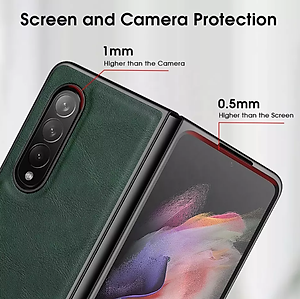 Ốp lưng da cho SamSung Galaxy Z Fold3 5G chính hãng X-level - Hàng chính hãng