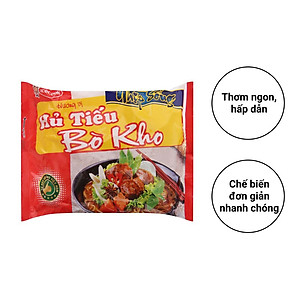 Thùng 30 Gói Hủ Tiếu Nhịp Sống vị Bò Kho 72g