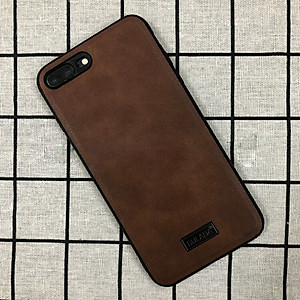 Ốp Lưng Da SULADA Viền silicon cho iPhone 8 Plus - Hàng Chính Hãng