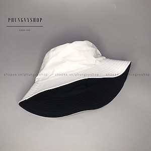 Mũ nón bucbet TRƠN 2 mặt- nón tai bèo vành