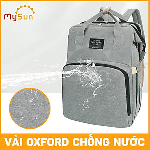 Balo mẹ bỉm sữa cho bé sơ sinh nằm cao cấp chính hãng MySun Nest