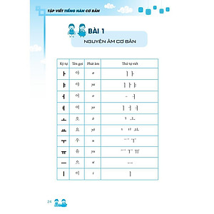 Sách - Tập Viết Tiếng Hàn Cơ Bản - Minh Thắng