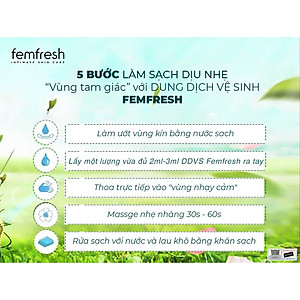 Dung dịch vệ sinh cho cả nữ và nam Femfresh Anh giúp làm sạch sẽ, thơm mát, ngăn ngừa viêm, ngứa, nấm phụ khoa - OZ Slim Store