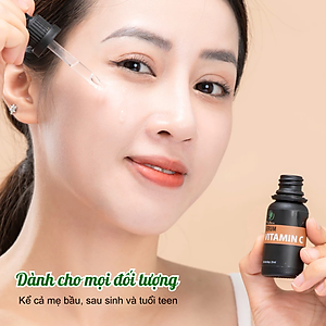 Serum vitamin C trắng da, đánh bay sạm nám Wonmom 20ml