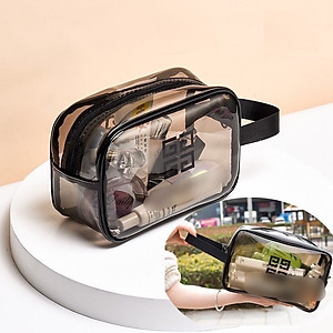 Set 3  Túi Đựng Mỹ Phẩm Trong Suốt Chống Thấm Nước Đa Dạng Kích Thước Đi Biển Đi Bơi Tiện Lợi Du Lịch