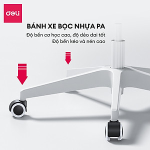 [ ] Ghế Xoay Văn Phòng Công Thái Học Cao Cấp Có Khóa Ngả Lưng 135 Độ Gối Tựa Đầu 3D Tựa Tay Điều Chỉnh Deli - Hỗ Trợ Đốt Sống Cổ Tối Ưu Tư Thế Ngồi - Bảo Hành 3 Năm - Ghế Làm Việc Tại Nhà, Văn Phòng