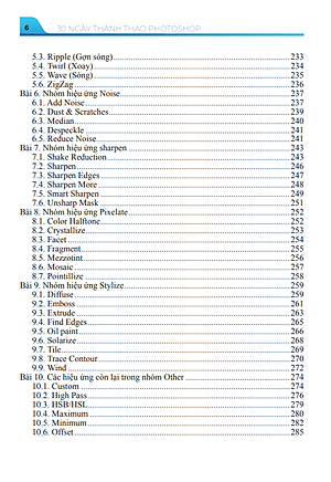 Sách 30 Ngày Thành Thạo Photoshop Kèm Video Bài Giảng và Sổ Tay Tra Cứu