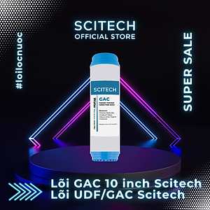 Lõi lọc nước số 2 UDF 10 inch dùng trong máy lọc nước RO, bộ lọc thô - Hàng chính hãng