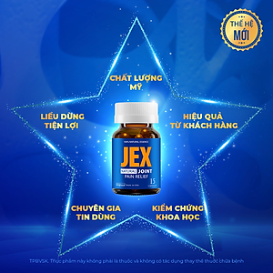[Hộp 15v] Viên Uống Giảm Đau Xương Khớp JEX Ecogreen Tái Tạo Sụn Khớp
