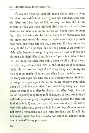 Các Mô Hình Ngữ Điệu Tiếng Việt Theo Mục Đích Giao Tiếp (Sách chuyên khảo)