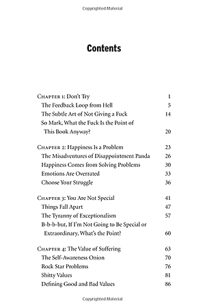 Sách The Subtle Art of Not Giving a F*Ck : A Counterintuitive Approach to Living a Good Life