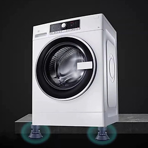 Bộ 04 chân đế cao su chống rung máy giặt - HT SYS - Đế chống rung máy giặt - Đế chống ồn máy giặt, máy sấy,tủ lạnh, bàn ghế + Sét 3 móc dính dán tường vàng tài lộc HT SYS