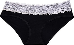 Combo 4 Quần Lót Modal Lưng Ren Active Miley Lingerie Màu Đen, Da, Trắng & Hồng FDS0174-0274-0974-1274