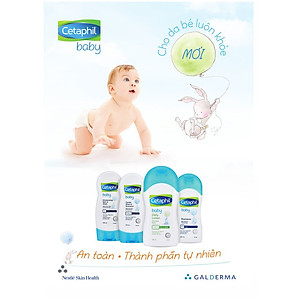 Sữa tắm gội dịu lành cho bé Cetaphil Baby Wash & Shampoo with Organic Calendula 400ml
